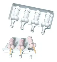 Comprar Molde Silicon 4 Paletas Nepe + Palitos Despedida De Soltera