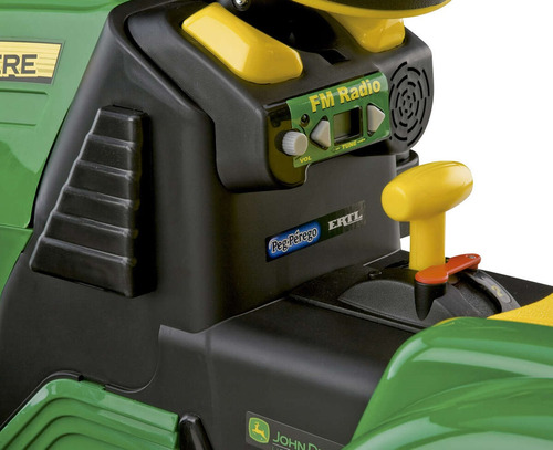 Mini Trator Elétrico John Deere 12v Com Rádio Integrado Kids