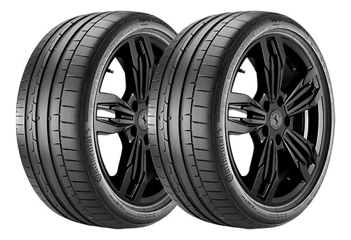 Kit 2 Pneus 255/30R19 Continental Contisportcontact 6 91Y Aro 19