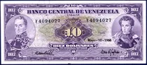 Comprar Billete 10 Bolívares Y7 Mayo 10 1966 Simón Bolívar Y Sucre