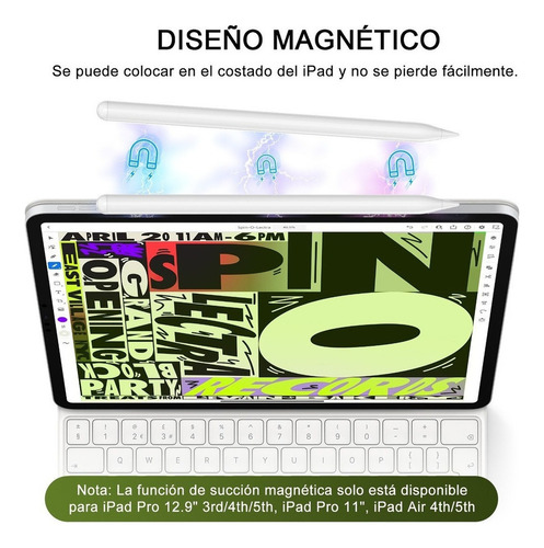 Pluma Lápiz Óptico Para iPad Tablet (2018-2023),stylus Pen