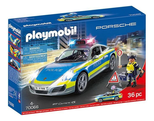 Playmobil Porsche: Porsche 911 Carrera 4s Policia 70066