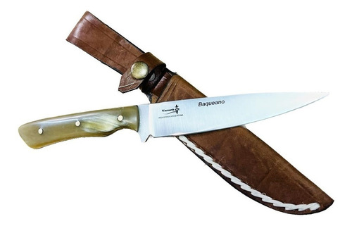 Cuchillo Yarara Baqueano 1 Hoja 15cm Acero Inox Sueco Vaina