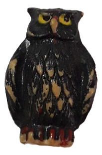 Muñequito Lechuza Negra - Muñeco Chocolates Jack Lore (Usado)