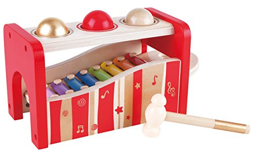 Hape - Juego De Música Pound And Tap Bench 30 ° Aniversario 