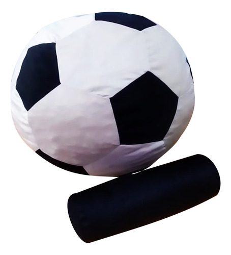 Puff Individual Balon Futbol Soccer Almohadagratis 100x100cm