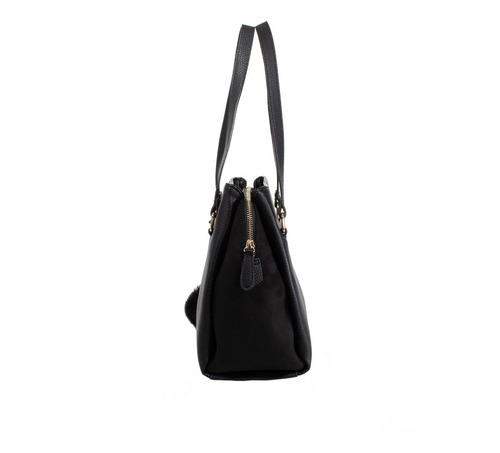 Imagen 7 de 7 de Cloe Bolso Satchel Chico Color Negro