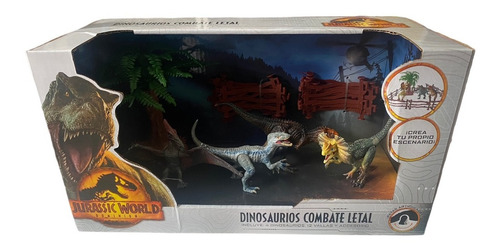 Set X 4 Mini Dinosaurios 6 Cm. Articulados Jurassic World