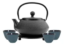 Comprar Tetera+posa Tetera Hierro Fundido 800cc +infusor + 4 Cuencos
