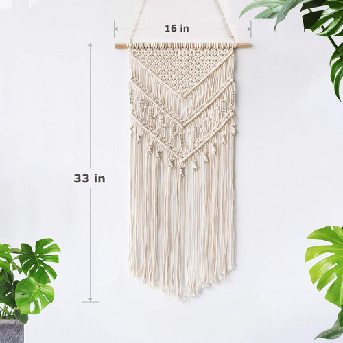 Taufey Macrame Para Colgar Pared Tejido Bohemio Elegante 16 