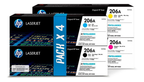 Hp 206a Kit Toner Original Para Laserjet Pro M255nw M283fdw 