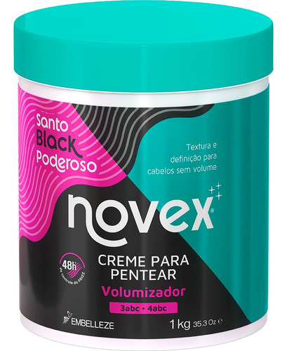 Kit Novex Santo Black Poderoso Day After Perfeito