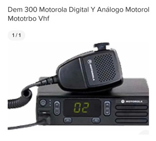 Radio Tranmisora Motorola 