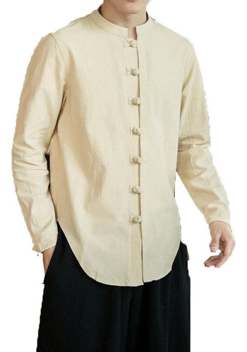 Camisas De Algodón Y Lino Para Hombre, Traje De Kung-fu, Tai