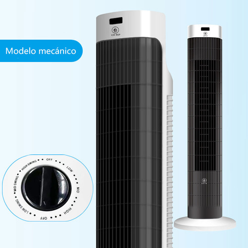 Ventilador Torre Abanico Oscilante Silencioso 3 Velocidades