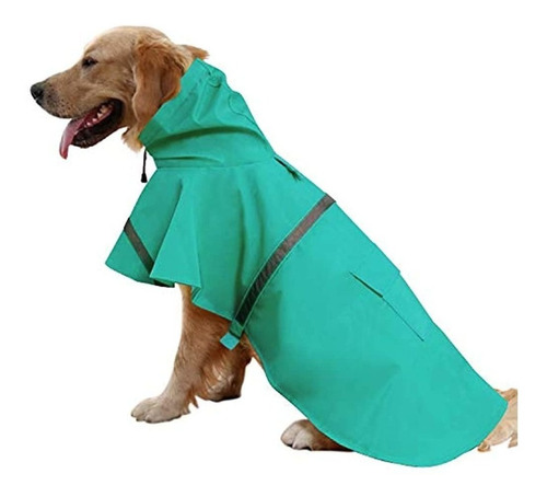 Mikayoo Chaqueta Impermeable Ajustable Para Perro Ligera Con