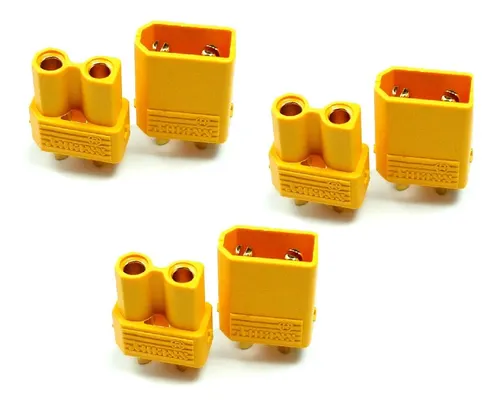 comprar 3 Pares Plugs Conector De Energia Xt30 Macho E Fêmea