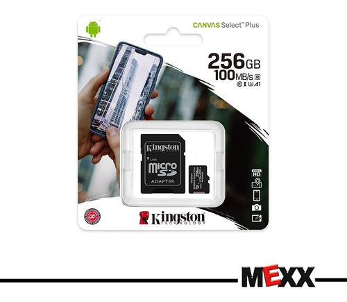 Memoria Micrsd Sd Kingston 256gb Canvas Select Plus Mexx 3