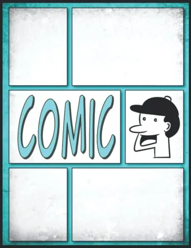 Cuaderno Para Aprender A Dibujar Comics Niños 7: 100 Plantil