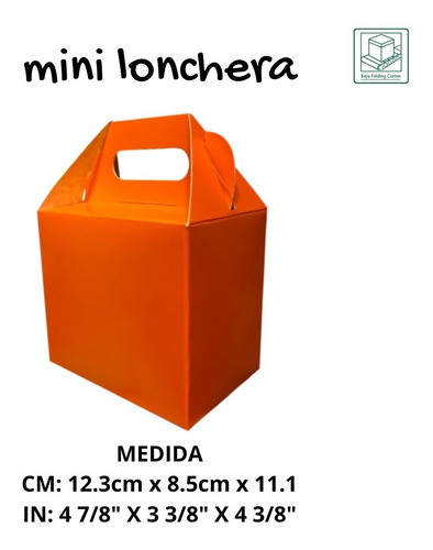 Caja Dulcera Medida 47/8 X33/8 X43/8  In O 12.3x8.5x11.1 Cm