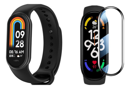 Malla Reloj Xiaomi Mi Band 8+ Film Vidrio Templado Protector