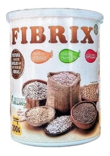 Fibrix  Vida  Saudável  Produto Vegano  Regulador Intestinal