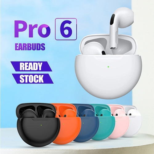 Air Pro 6 Auriculares Inalámbricos Bluetooth Tws