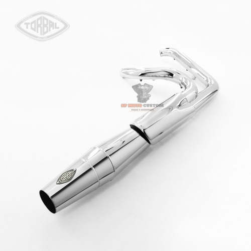 Escapamento Sport Glide Flsb 18/22 2x1 Thunder Bolt Cromado
