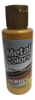 Tinta Acrílica Metal Colors Ouro - 532 - Acrilex - 60ml