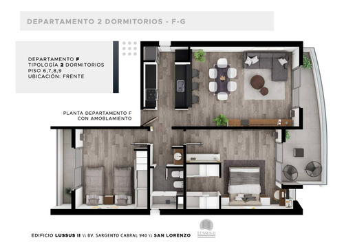 Lussus 2 - Departamento 2 Dormitorios Vista Al Rio