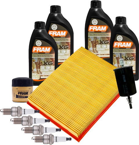 Kit Afinación 10w30 3 Filtros Chevy L4 1.6l 94/12 A+f