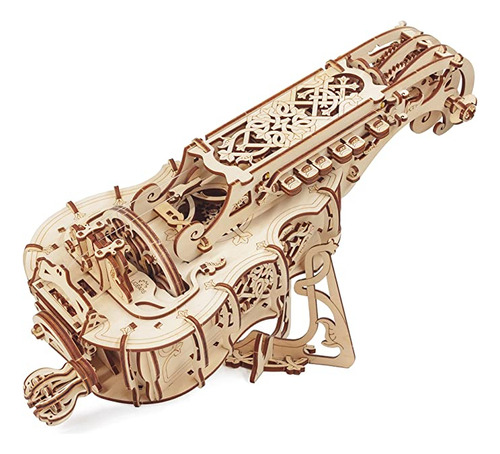 Ugears Hurdy-gurdy Rompecabezas 3d, Modelo Musical De Mader.