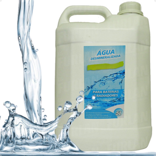 Água Desmineralizada Para Radiadores - 5lt