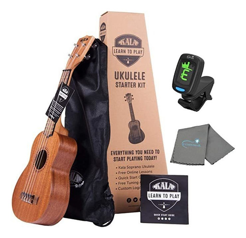 Kala Learn To Play Ukelele Soprano Starter Kit Incluye Lecc.