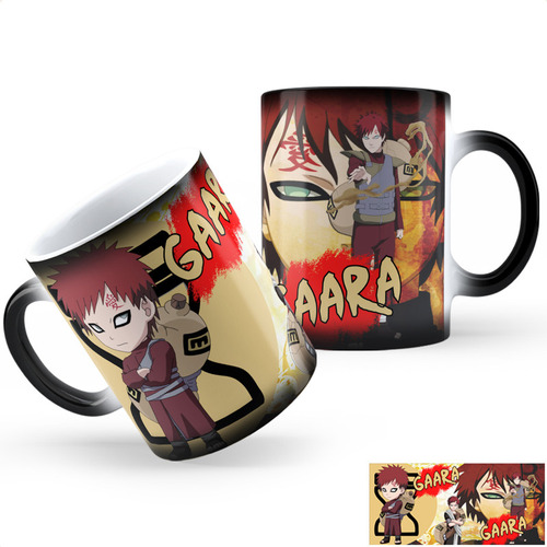 Taza Mágica Naruto Gaara Calidad