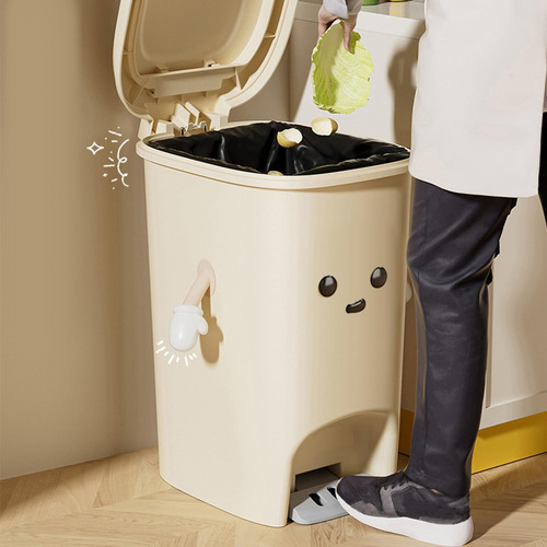 Lixeira De Cozinha Com Pedal, Lixeira Com Pedal, Lixeira 15l