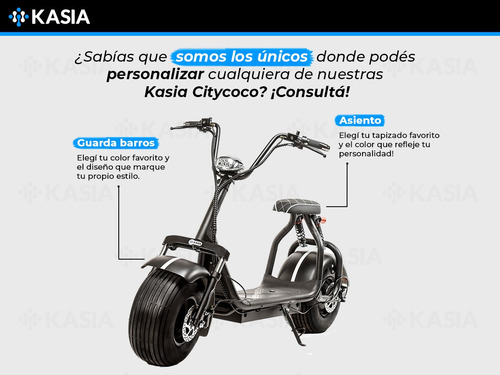 Scooter Electrico Kasia Citycoco Arezzo Premium Ahora 18