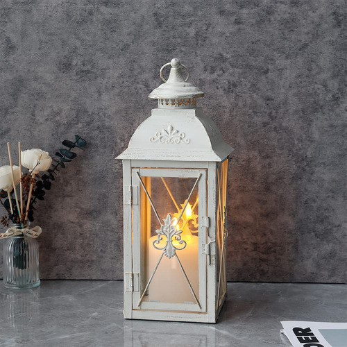 Trirocks Linterna Colgante Vintage Portavelas Decorativo