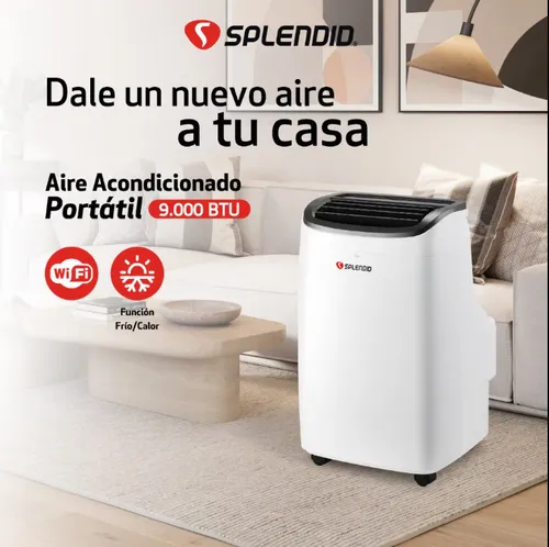 Aire Acondicionado Portatil 9000 Btu Frio Calor Wif Splendid