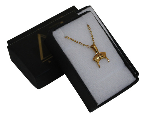 Collar Enfermería Acero Inoxidable Regalo Pareja Cumpleaños Dorado