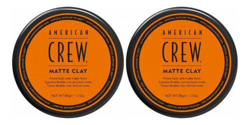 Dúo Cera Mate Fijación Media-alta Matte Clay American Crew