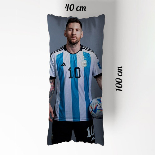 Almohadon Messi El Grande De 100 Cm - Ideal Para Abrazar