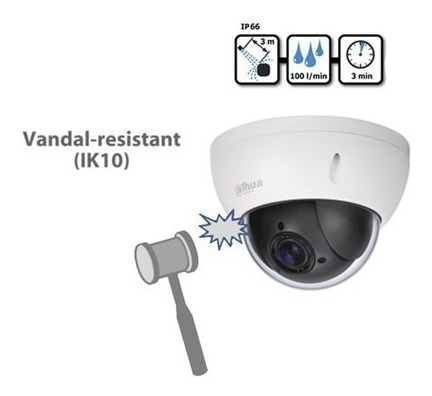 Dahua Sd22204igc Camara Mini Ptz 2mp Hdcvi Y Brazo Pfb203w