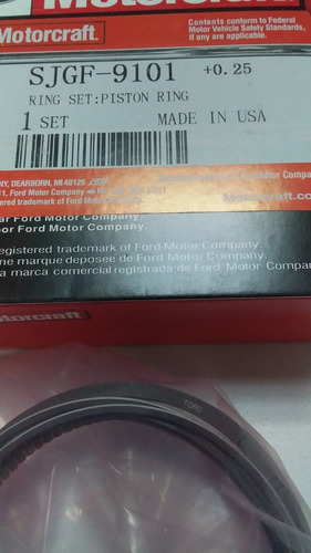 Jgo Anillos 0.25=0.10 Fiesta Ka Ecosport 1.6