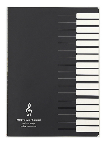Cuaderno De Notas Musicales De Cinco Líneas Para Personal Mu