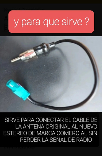 Adaptador Antena Estereo Cavalier Años Del 2016 Al 2022