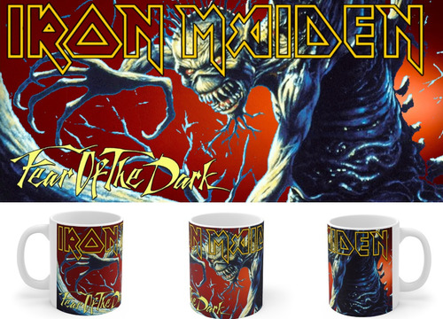 Rnm-0442b Taza Tazon Iron Maiden Fear Of The Dark (ver.2)