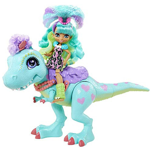 Cave Club Rockelle Doll Y Tyrasaurus Dinosaurios Par 3b5zz