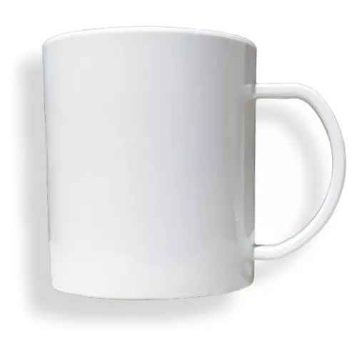 Tazas Para Sublimar Material Promocion Polimero Blanco X24 U