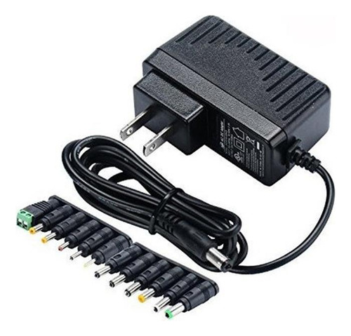 Pryeu 12v 1.5a Ac Dc Adaptador 18w Fuente De Alimentacion Co